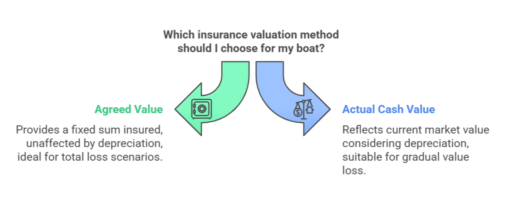 boat insurance: Agreed Value vs. Actual Cash Value