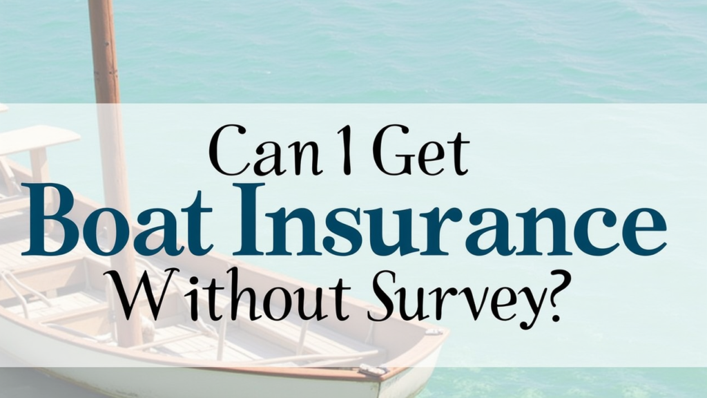 Can I get boat insurance without survey