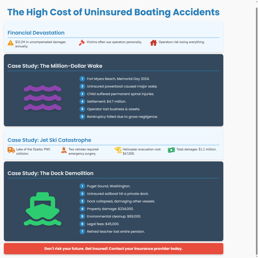 the high cost of uninsured boating accidents