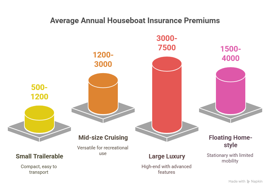 Average Cost Ranges for Houseboat Insurance