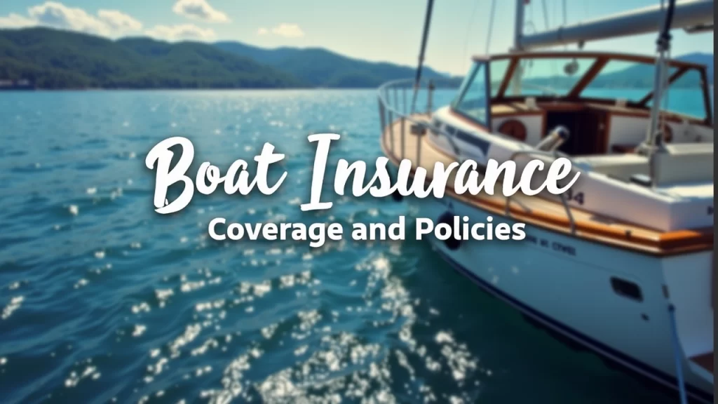 Boat Insurance Coverage and Policies