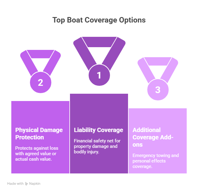 Types of Coverage Available Without Surveys: How to get boat insurance with no survey