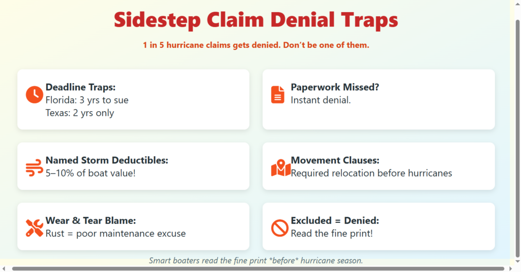 how to sidestep claim denial traps