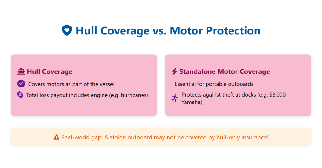 hull coverage vs motor protection