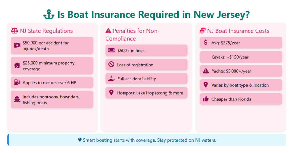 is boat insurance necessary in nj