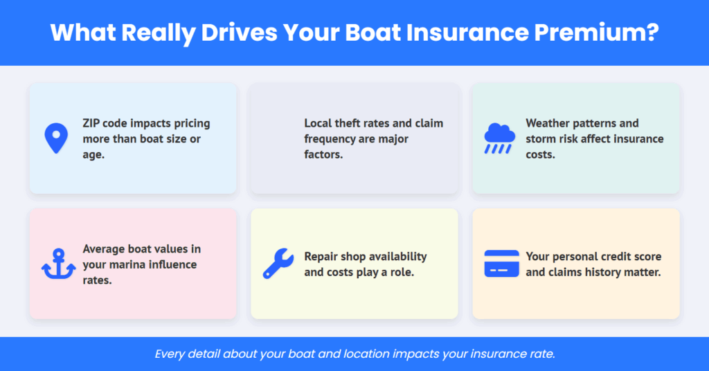 what drives your boat insurance premium