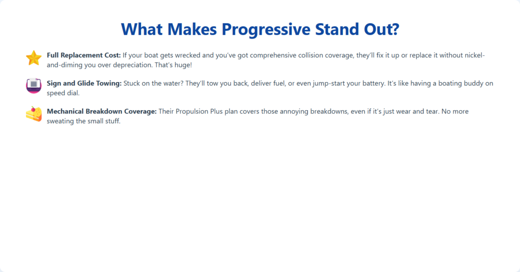 what makes progressive to stand out