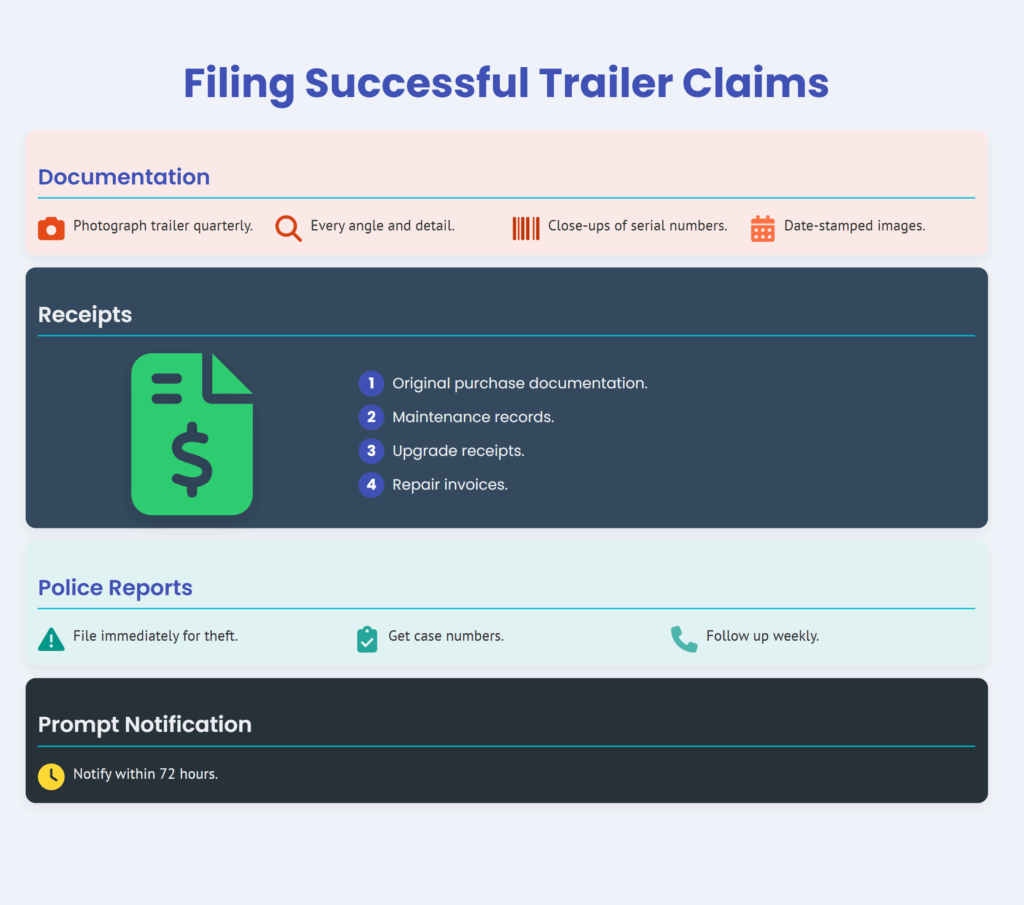 filing successful trailer claims