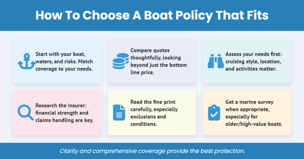 how to choose a boatpolicy that fits