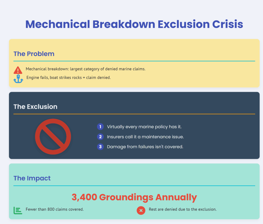 mechanical breakdown exclusion crisis