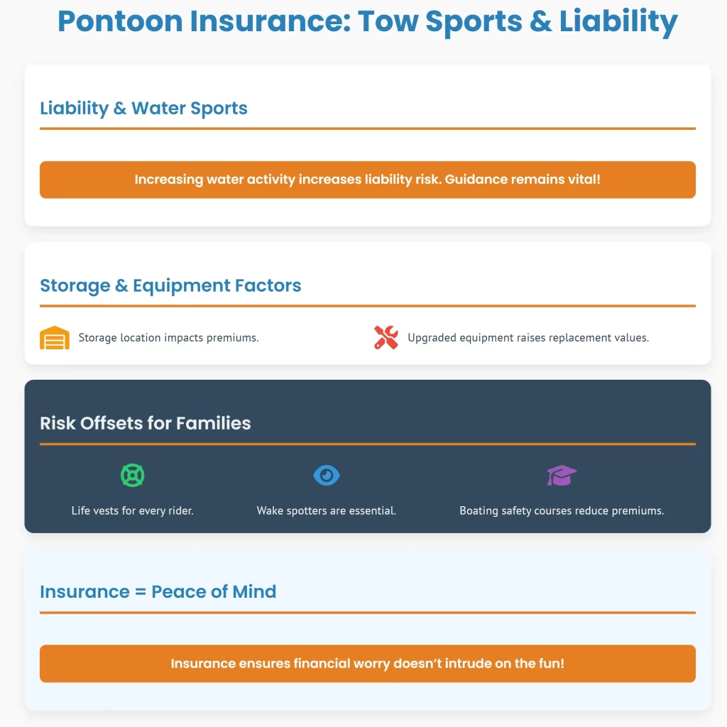 pontoon insurance water sports coverage infographic