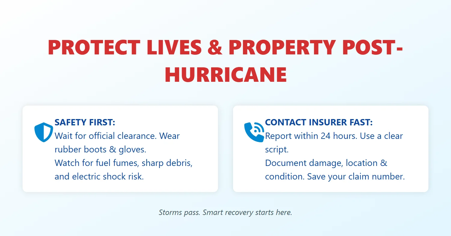 protect lives and property post hurricane
